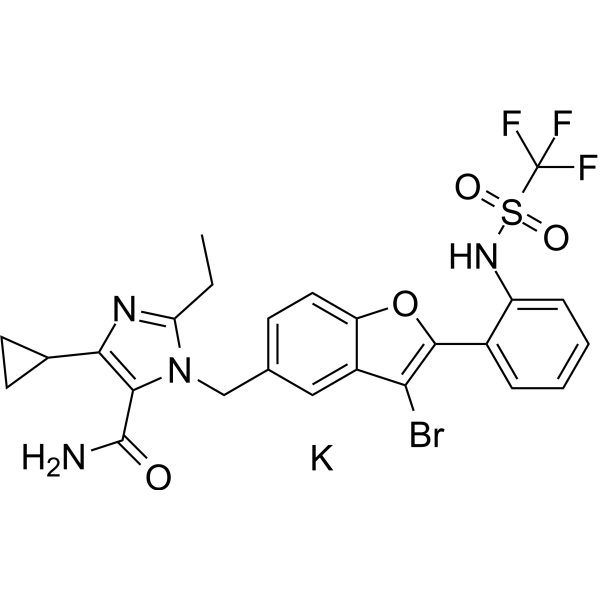 Saprisartan potassium 146613-90-3